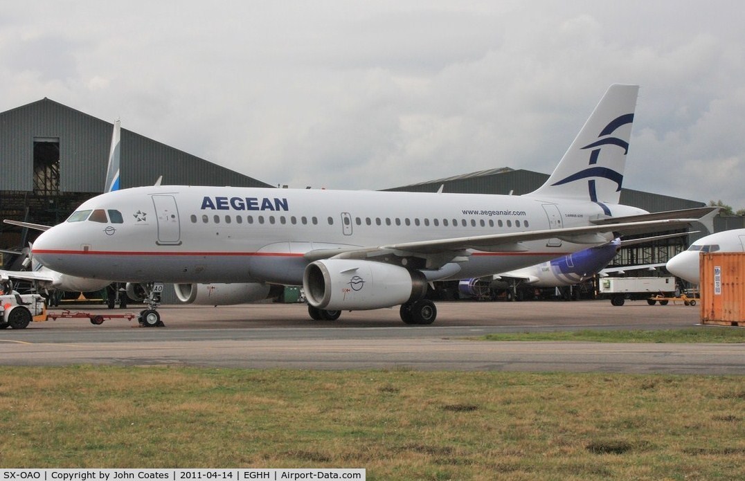 SX-OAO, 2011 Airbus A319-132 C/N 1880, Just painted to Aegean livery