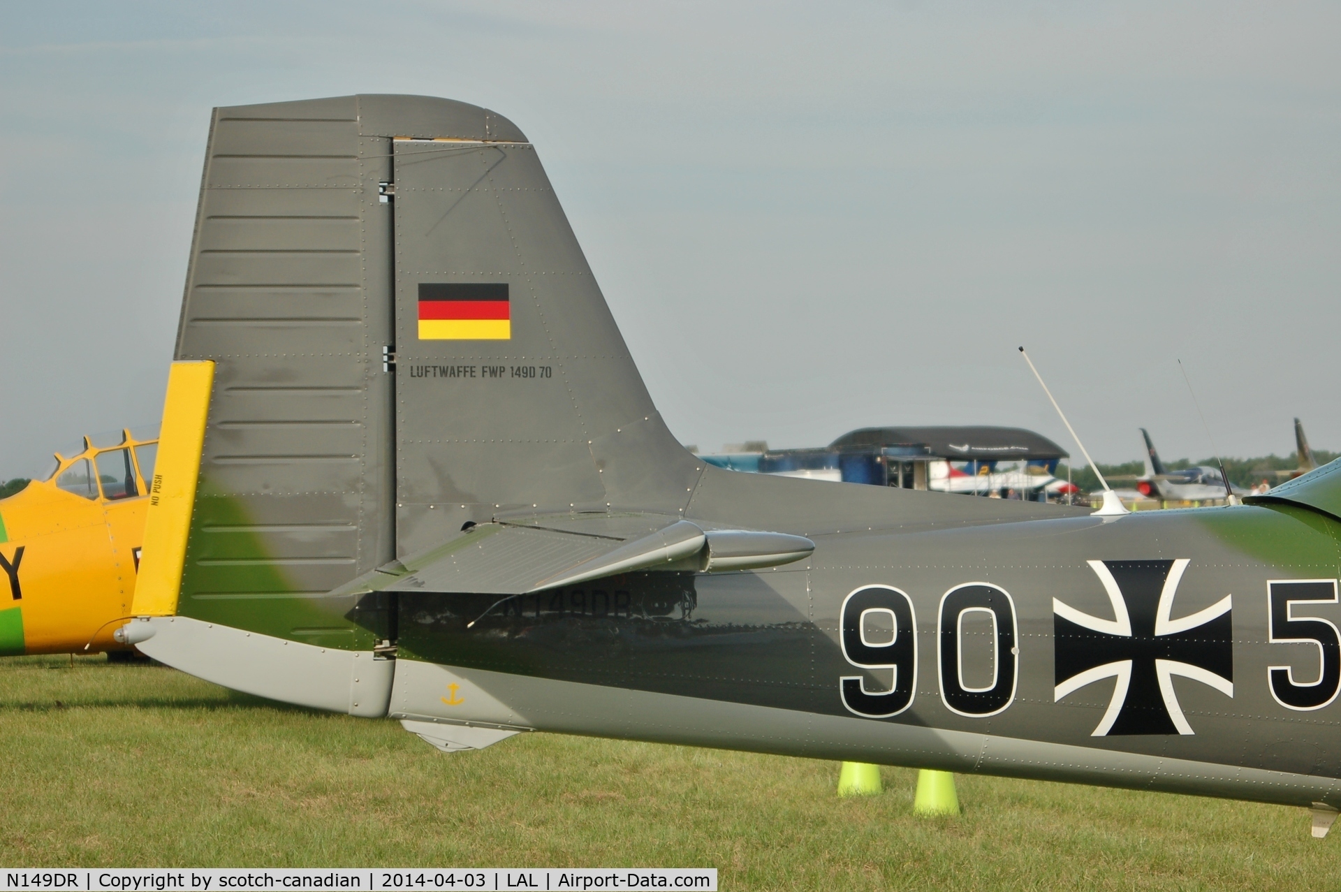 N149DR, Focke-Wulf FWP-149D C/N 70, Focke-Wulf FWP-149D, N149DR, at 2014 Sun n Fun, Lakeland Linder Regional Airport, Lakeland, FL