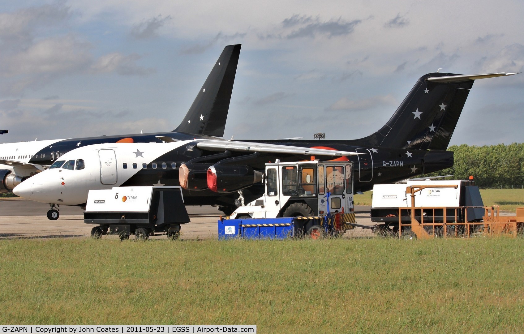 G-ZAPN, 1988 British Aerospace BAe.146-200QC Quick Change C/N E2119, At Titan