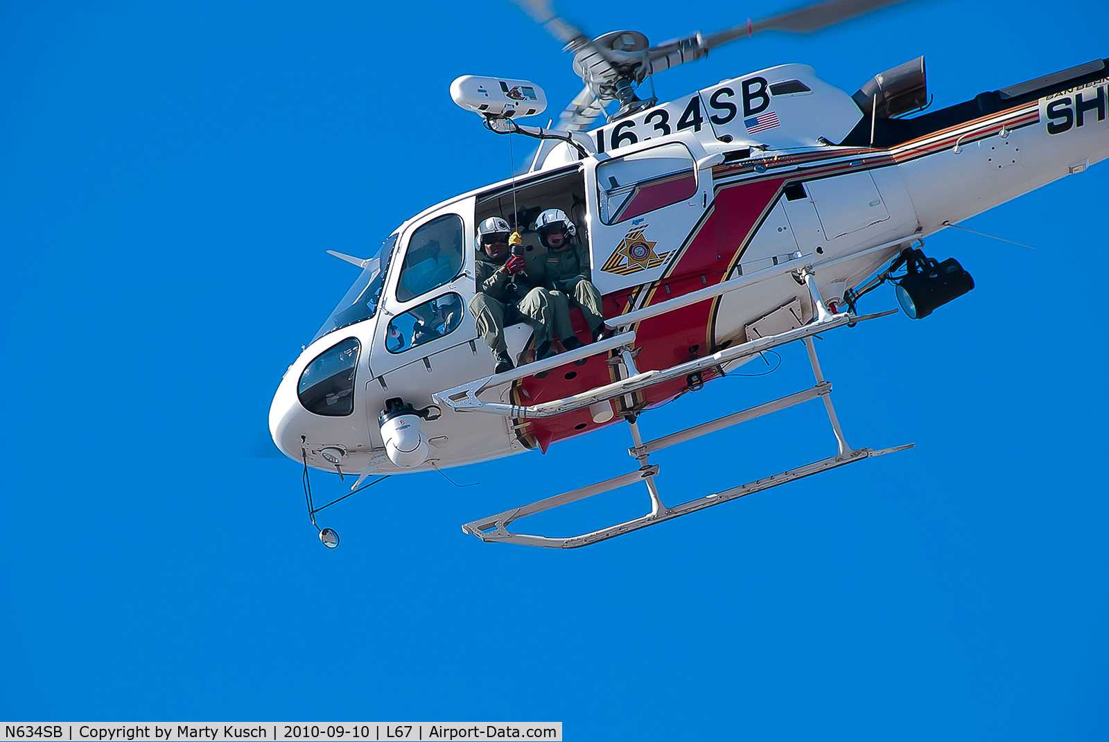 N634SB, 2005 Eurocopter AS-350B-3 Ecureuil Ecureuil C/N 3997, SBSO Hoist Training