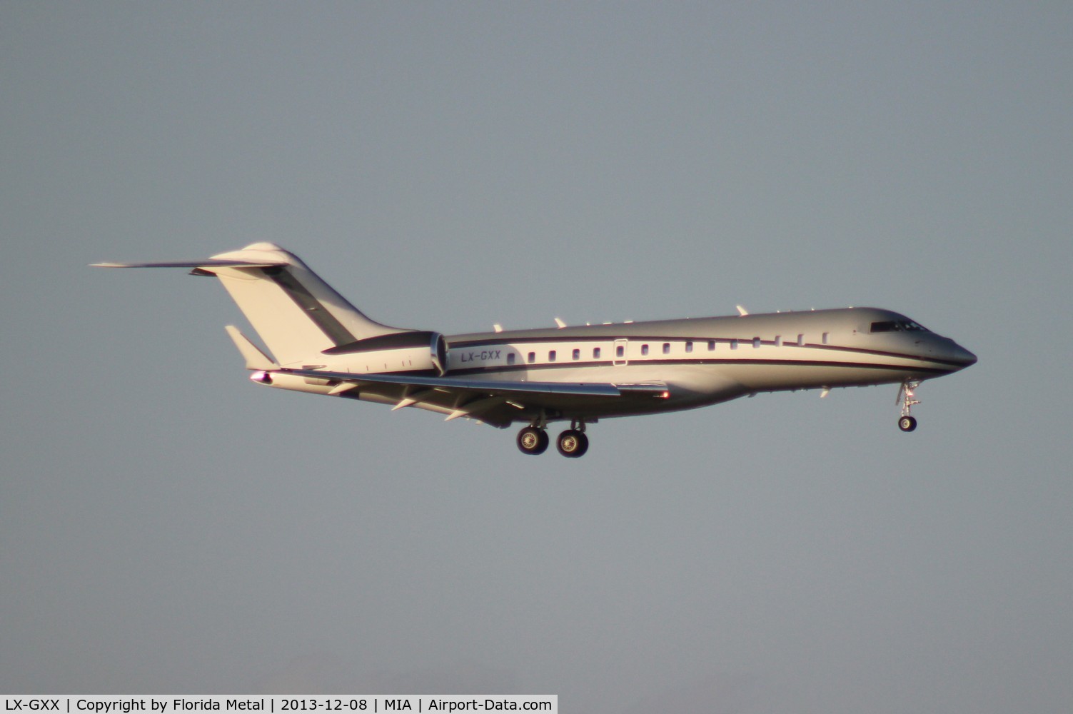 LX-GXX, 2008 Bombardier BD-700-1A10 Global Express C/N 9306, Global Express