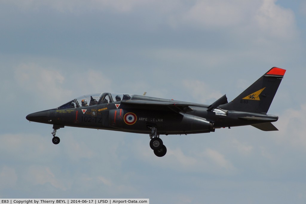 E83, Dassault-Dornier Alpha Jet E C/N E83, On approach