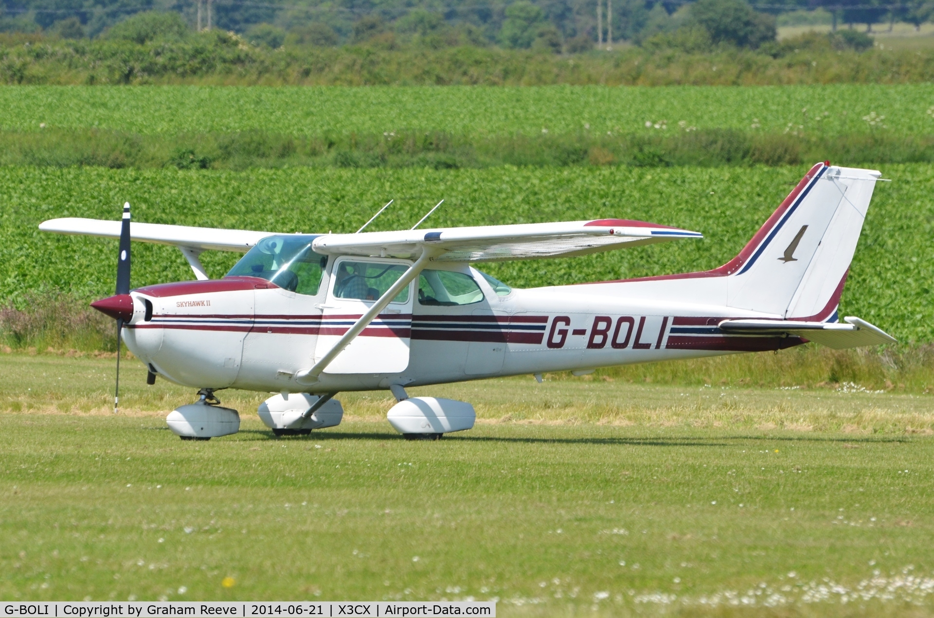 G-BOLI, 1981 Cessna 172P C/N 172-75484, Crabfield 2014.