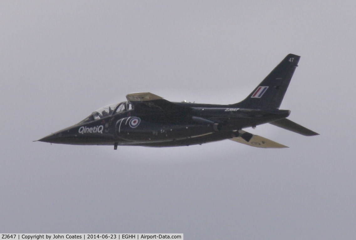 ZJ647, Dassault-Dornier Alpha Jet A C/N 0171, Fast pass during training