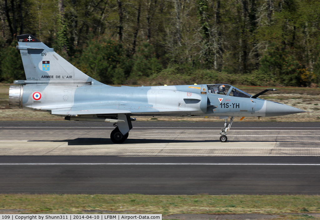 109, Dassault Mirage 2000C C/N 375, Reece Meet 2014 participant