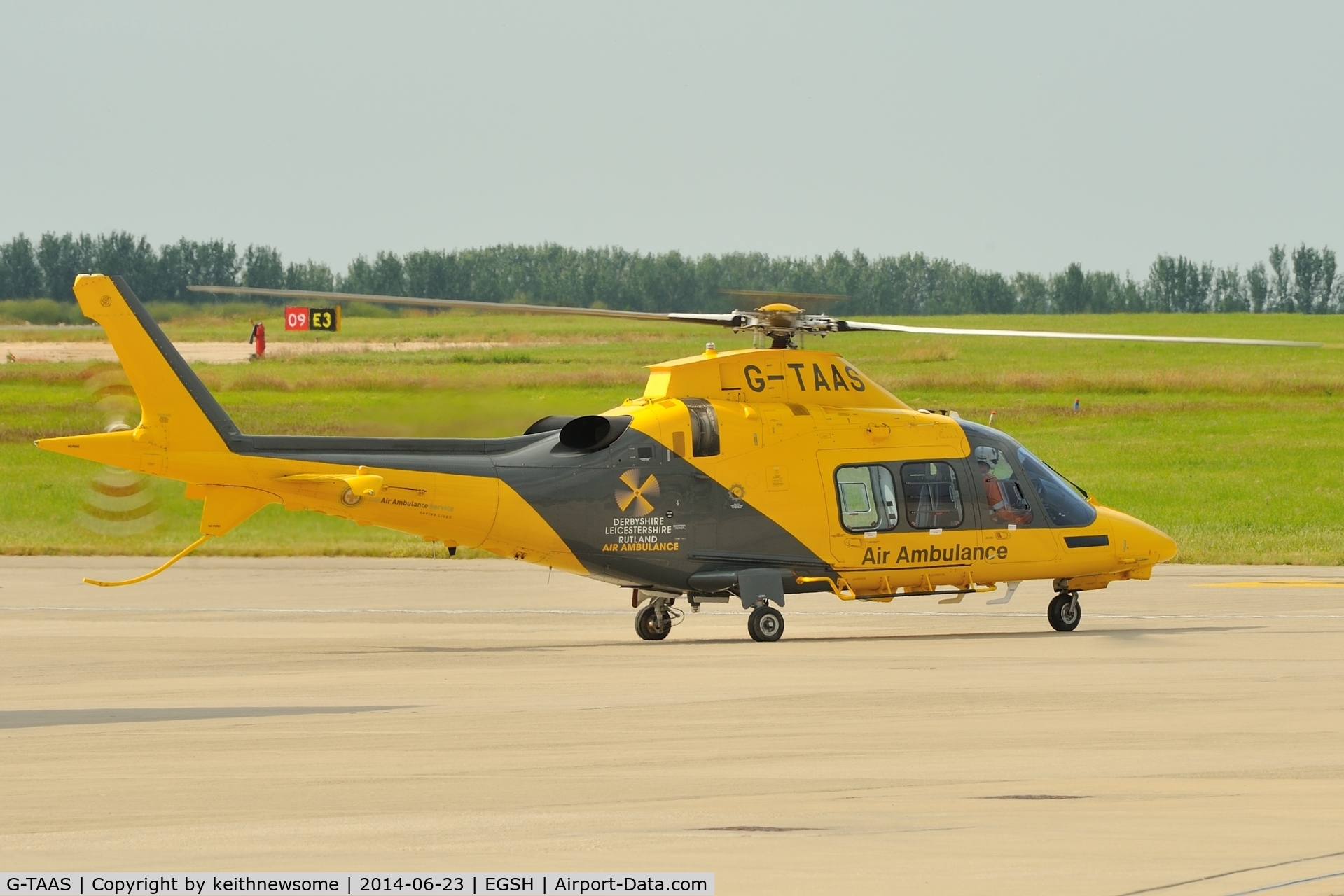 G-TAAS, 2013 AgustaWestland AW-109SP GrandNew C/N 22305, Nice surprise visitor.