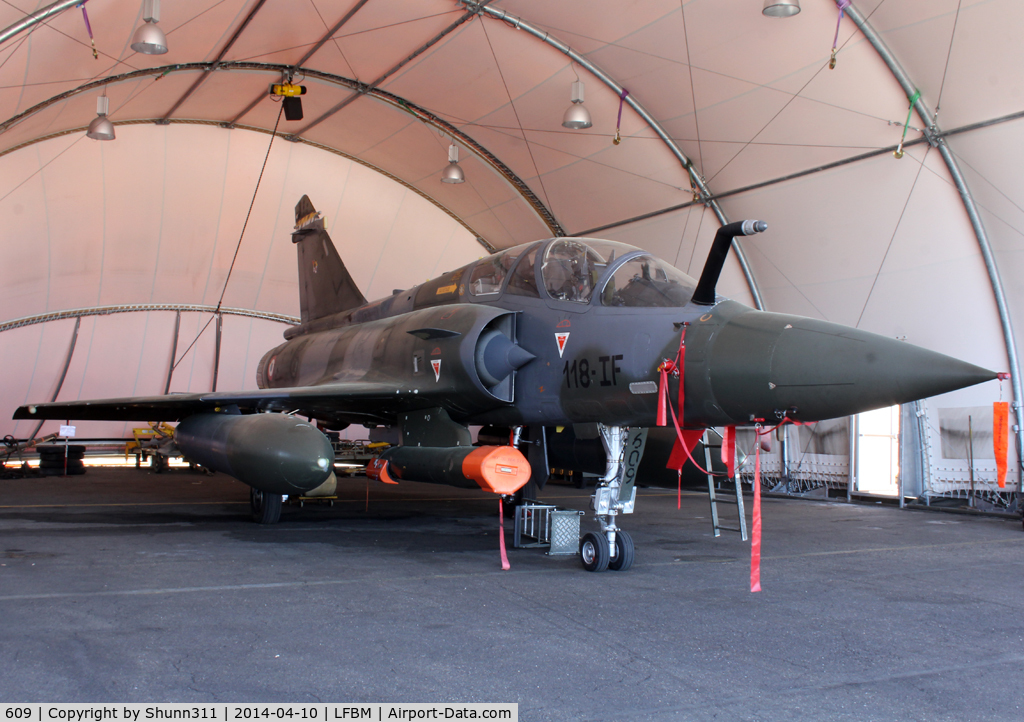 609, Dassault Mirage 2000D C/N 403, Reece Meet 2014 participant... Now coded as 118-ID