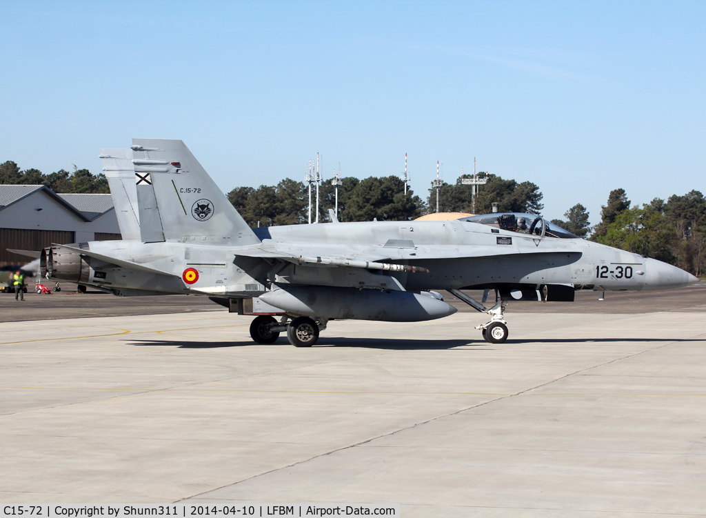C15-72, McDonnell Douglas EF-18M Hornet C/N 0941/A594, Reece Meet participant...