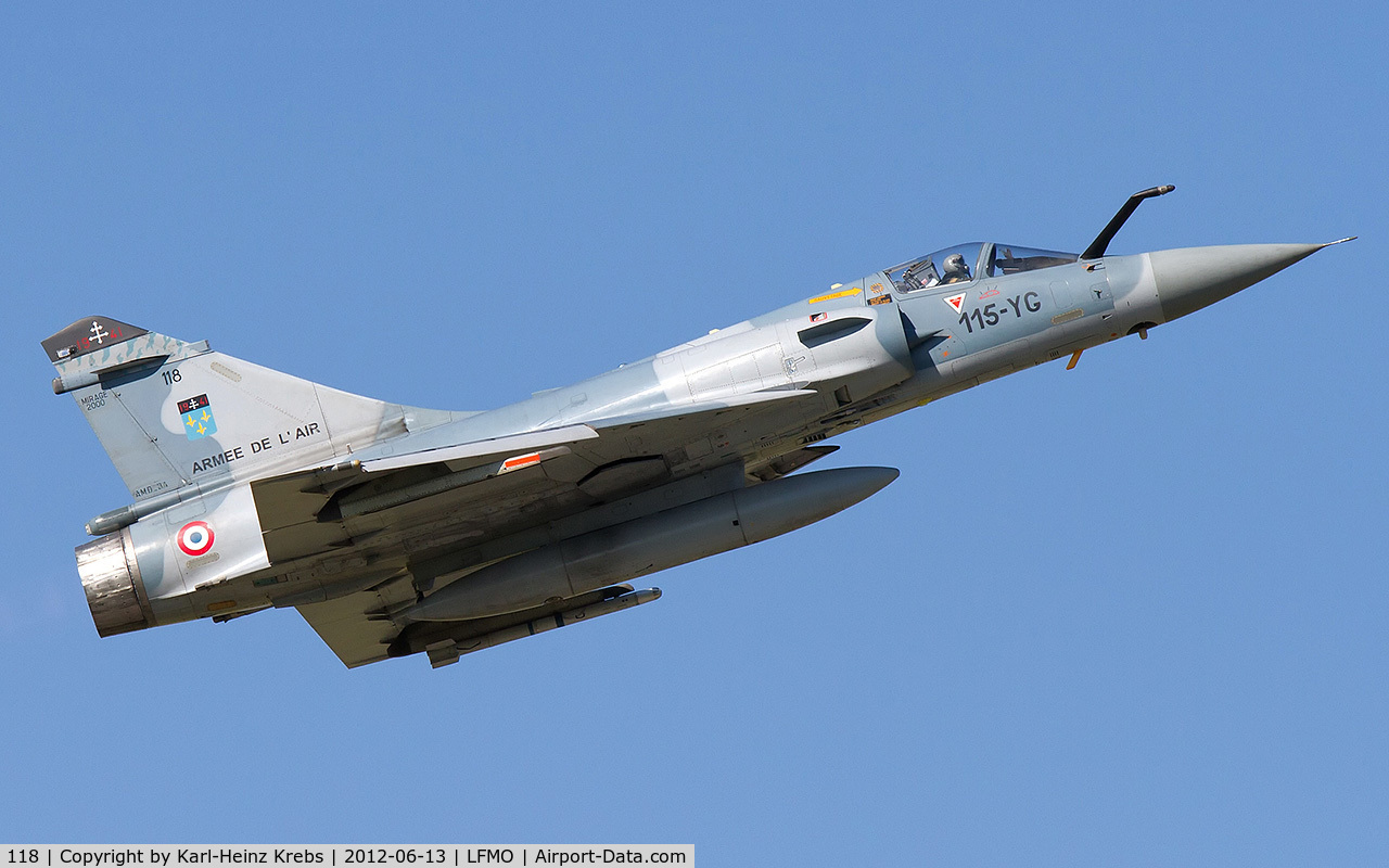 118, Dassault Mirage 2000C C/N 385, France Air Force