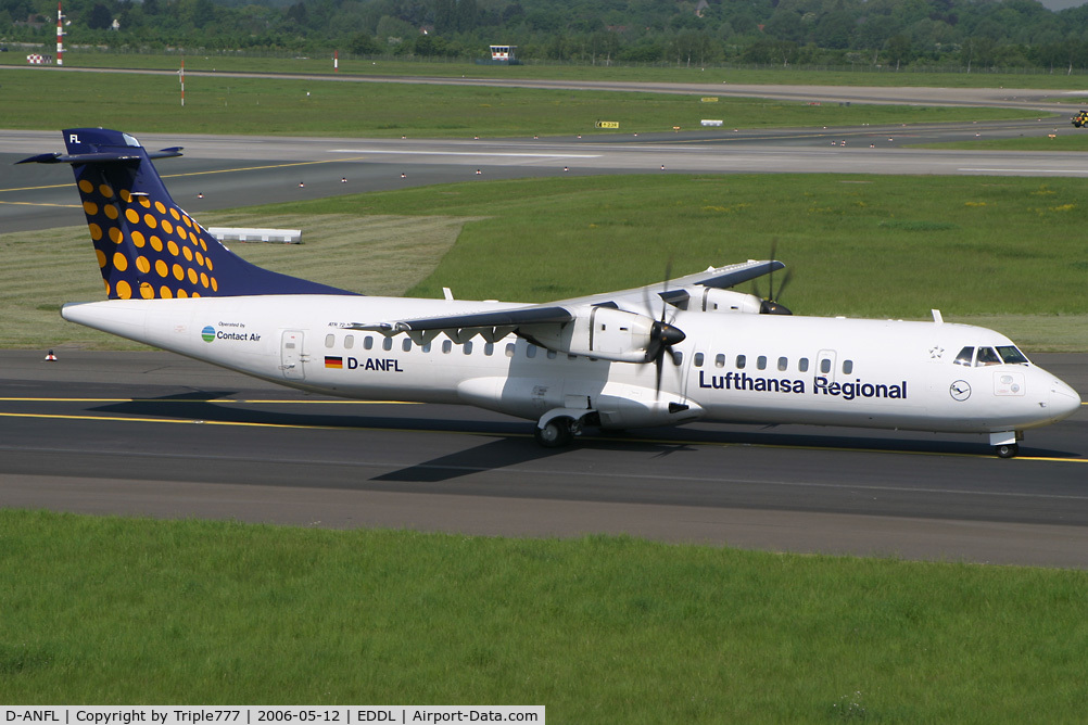 D-ANFL, 2001 ATR 72-212A C/N 668, ATR72 Lufthansa Regional