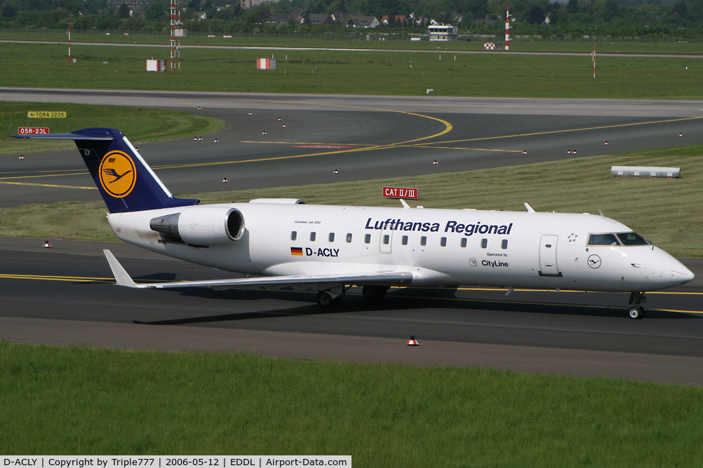D-ACLY, 1996 Canadair CRJ-200LR (CL-600-2B19) C/N 7119, Canadair CL-600 Lufthansa Regional