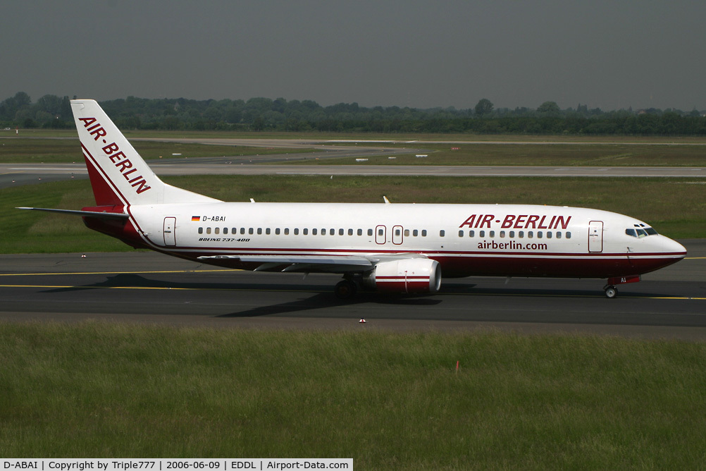 D-ABAI, 1996 Boeing 737-46J C/N 28038, Boeing 737-400 Air Berlin