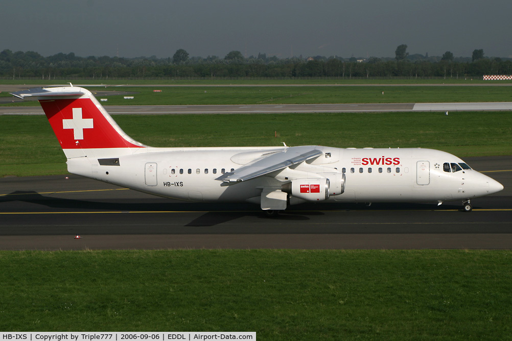 HB-IXS, 1995 British Aerospace Avro 146-RJ100 C/N E3280, BAe146 Swiss