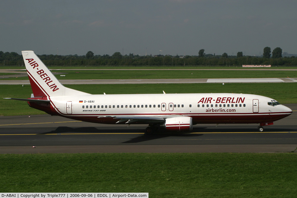 D-ABAI, 1996 Boeing 737-46J C/N 28038, Boeing 737-400 Air Berlin