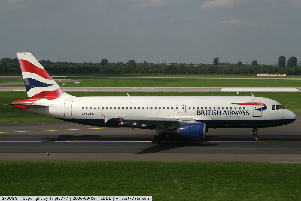 G-BUSG, 1989 Airbus A320-211 C/N 039, Airbus 320 British Airways