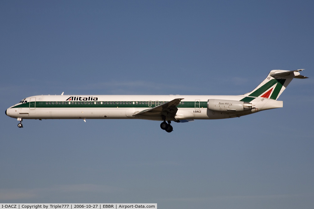 I-DACZ, 1991 McDonnell Douglas MD-82 (DC-9-82) C/N 53058/1927, MD82 Alitalia
