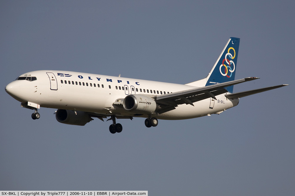 SX-BKL, 1990 Boeing 737-4Y0 C/N 24915/2055, Boeing 737-400 Olympic Airways