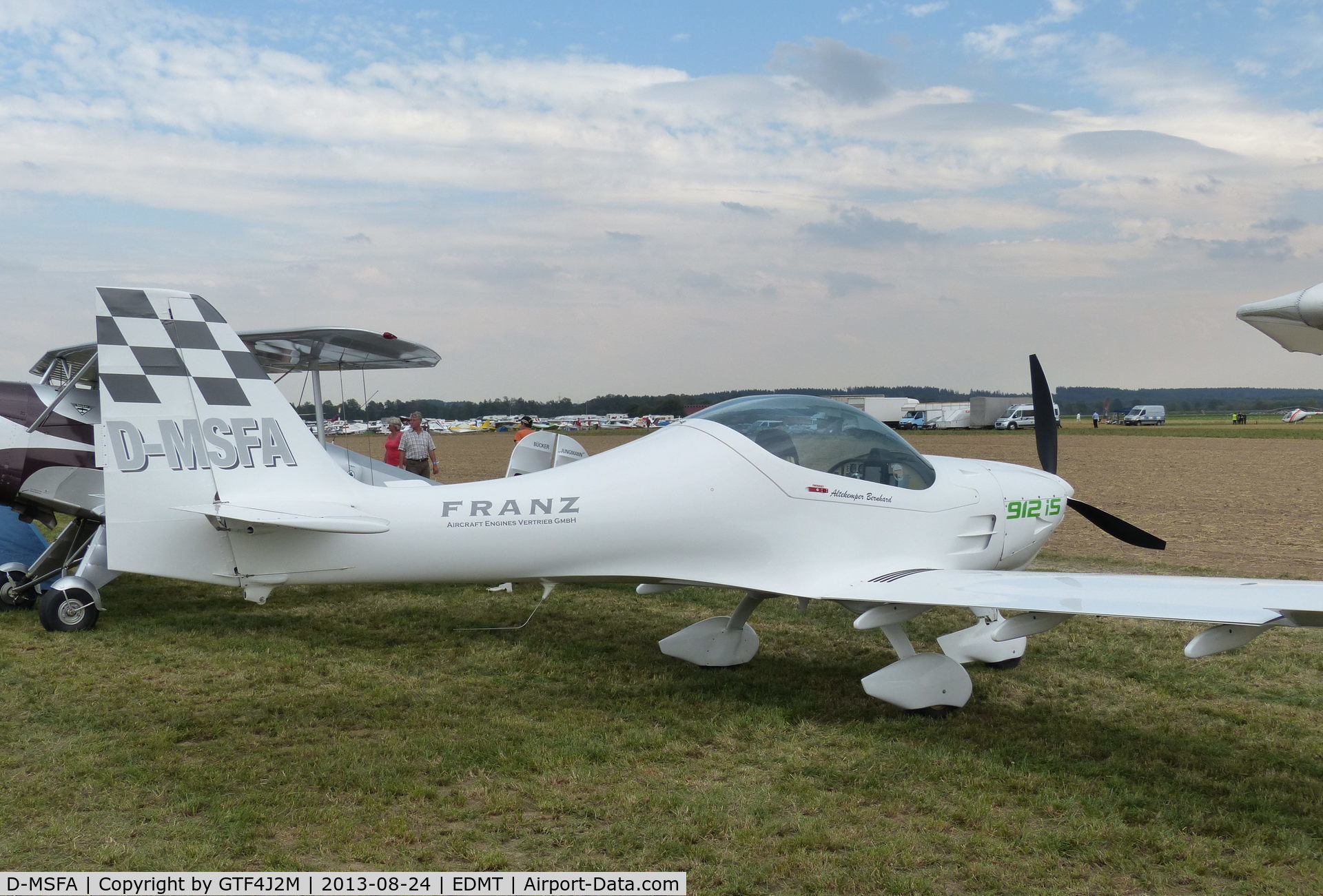 D-MSFA, B & F Technik FK-14B Polaris C/N 124, D-MSFA at Tannheim 24.8.13