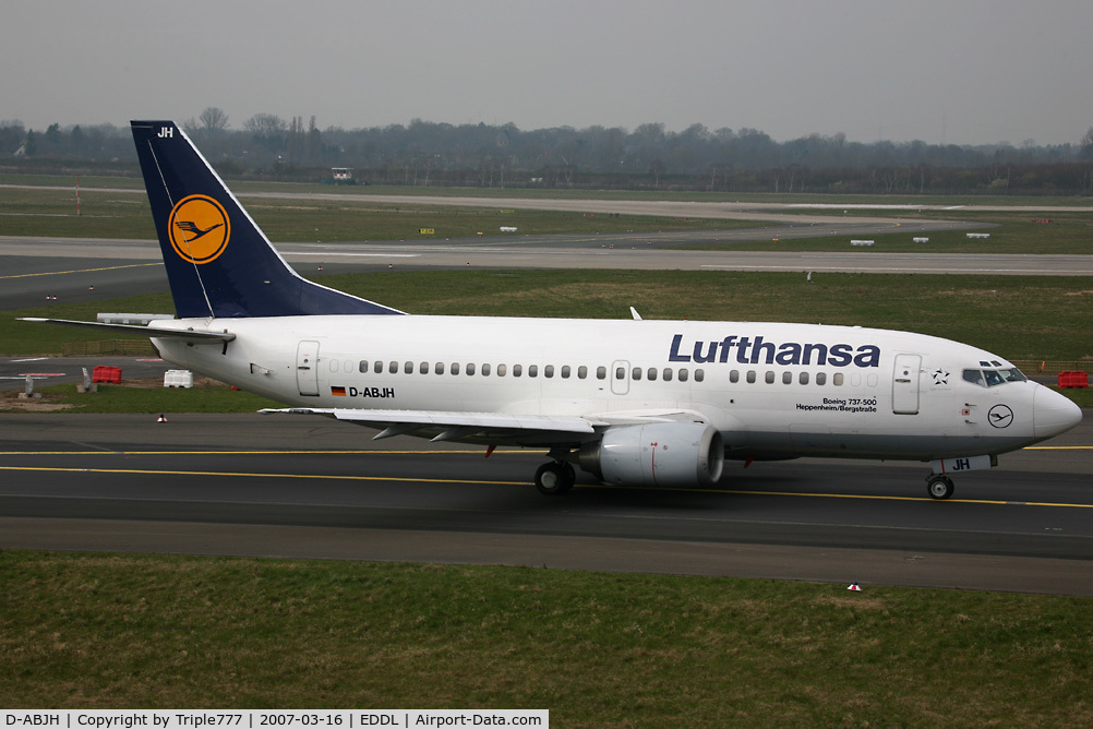 D-ABJH, 1991 Boeing 737-530 C/N 25357, Boeing 737-500 Lufthansa