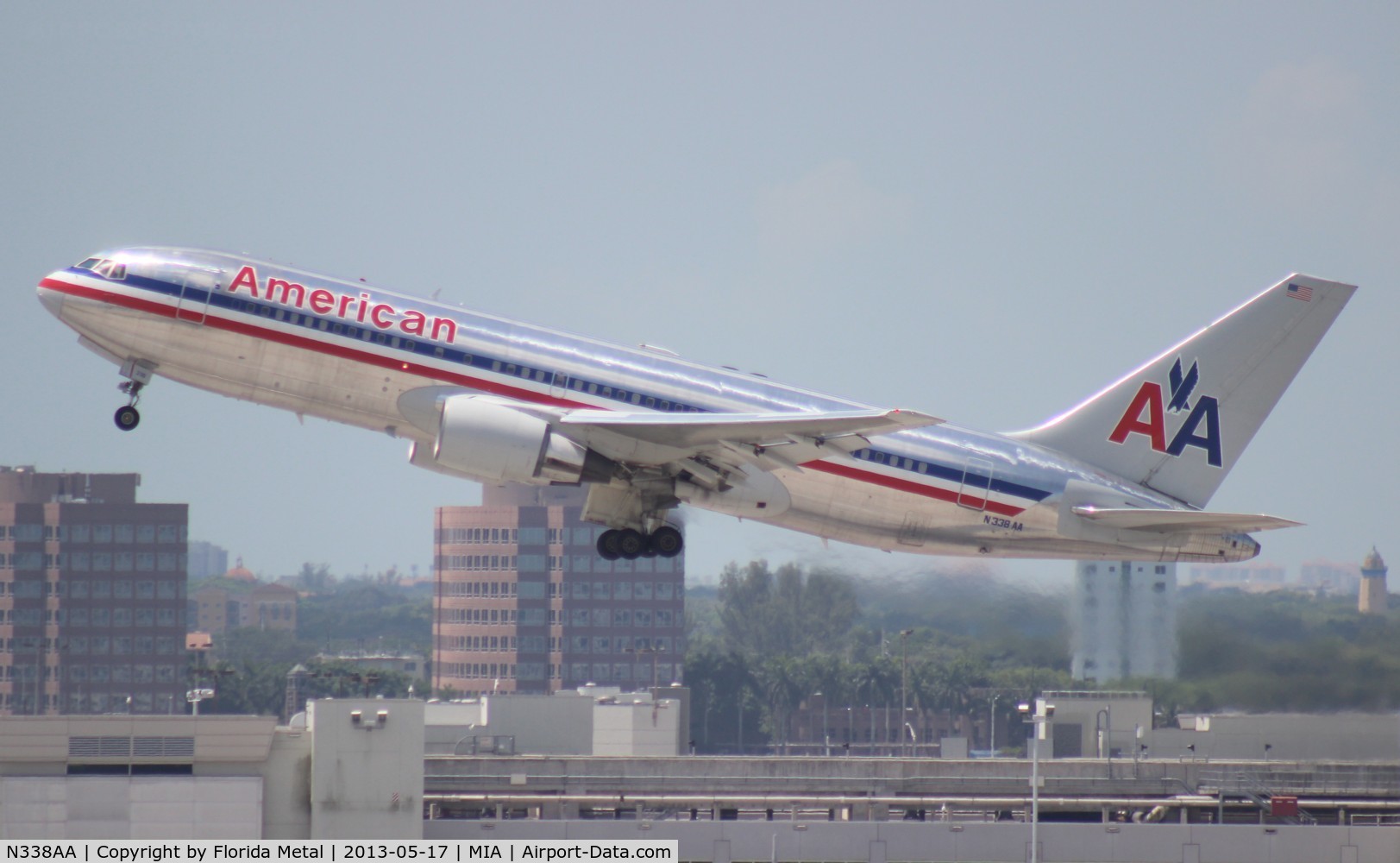 N338AA, 1987 Boeing 767-223 C/N 22335, American 767-200