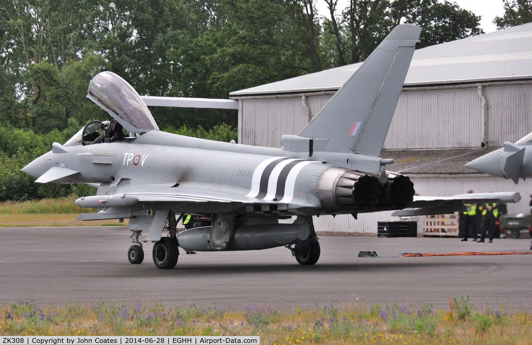 ZK308, 2009 Eurofighter EF-2000 Typhoon FGR4 C/N BS059, At JETS