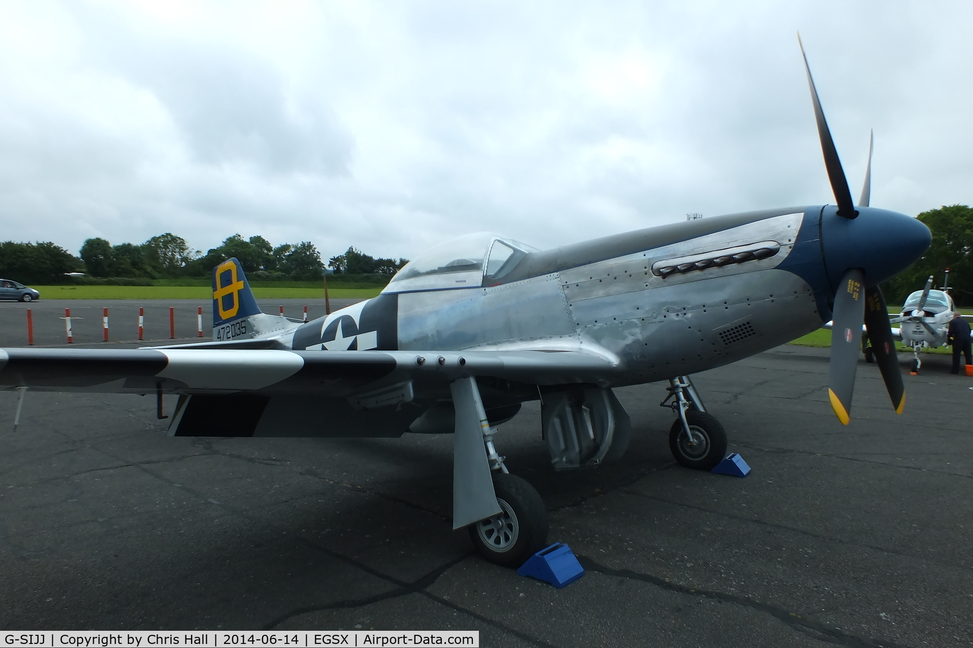 G-SIJJ, 1944 North American P-51D Mustang C/N 122-31894 (44-72035), at the Air Britain fly in