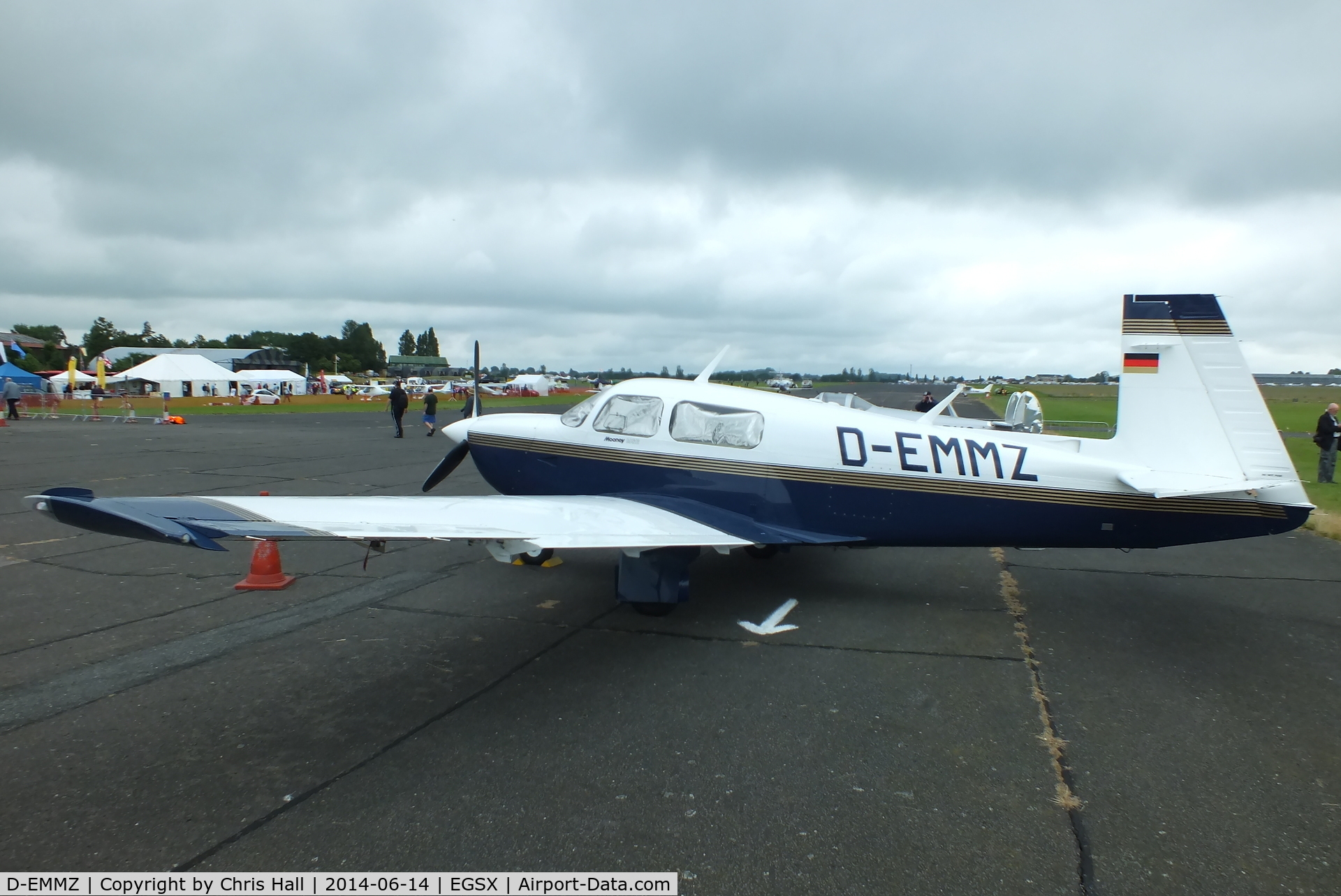 D-EMMZ, Mooney M.20J 205 C/N 24-3367, at the Air Britain fly in