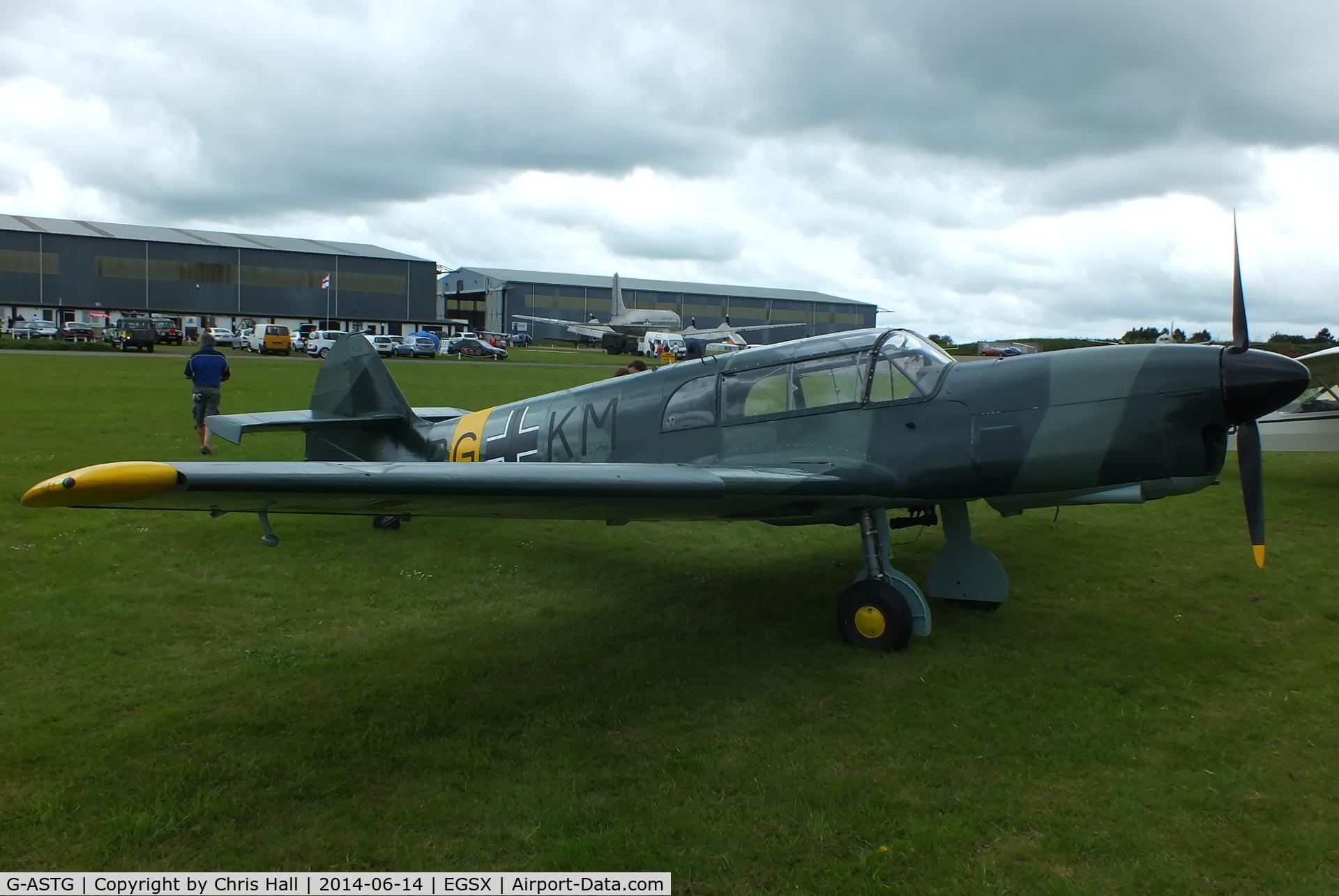 G-ASTG, 1945 Nord 1002 Pingouin II C/N 183, at the Air Britain fly in