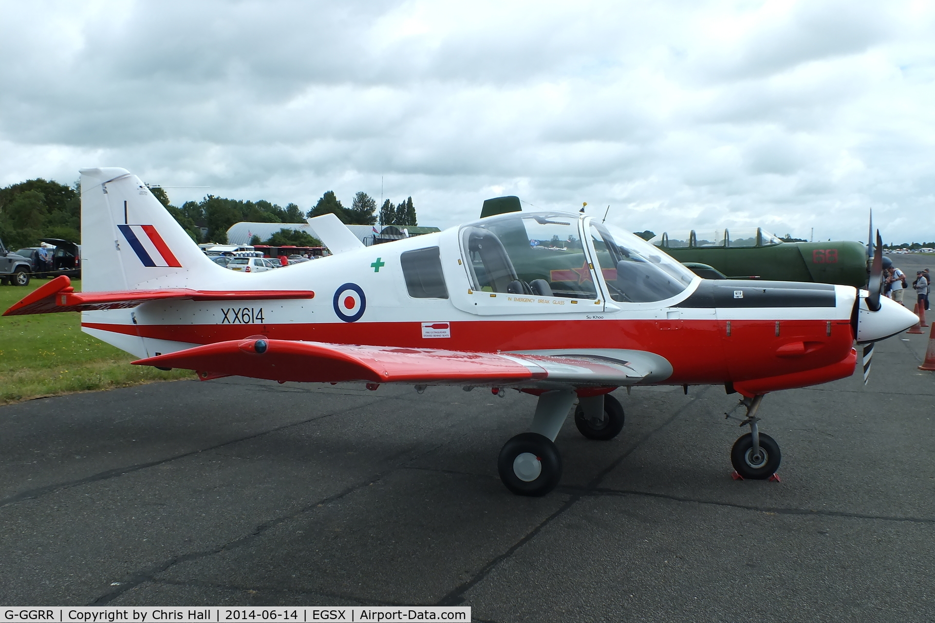 G-GGRR, 1974 Scottish Aviation Bulldog T.1 C/N BH120/272, at the Air Britain fly in
