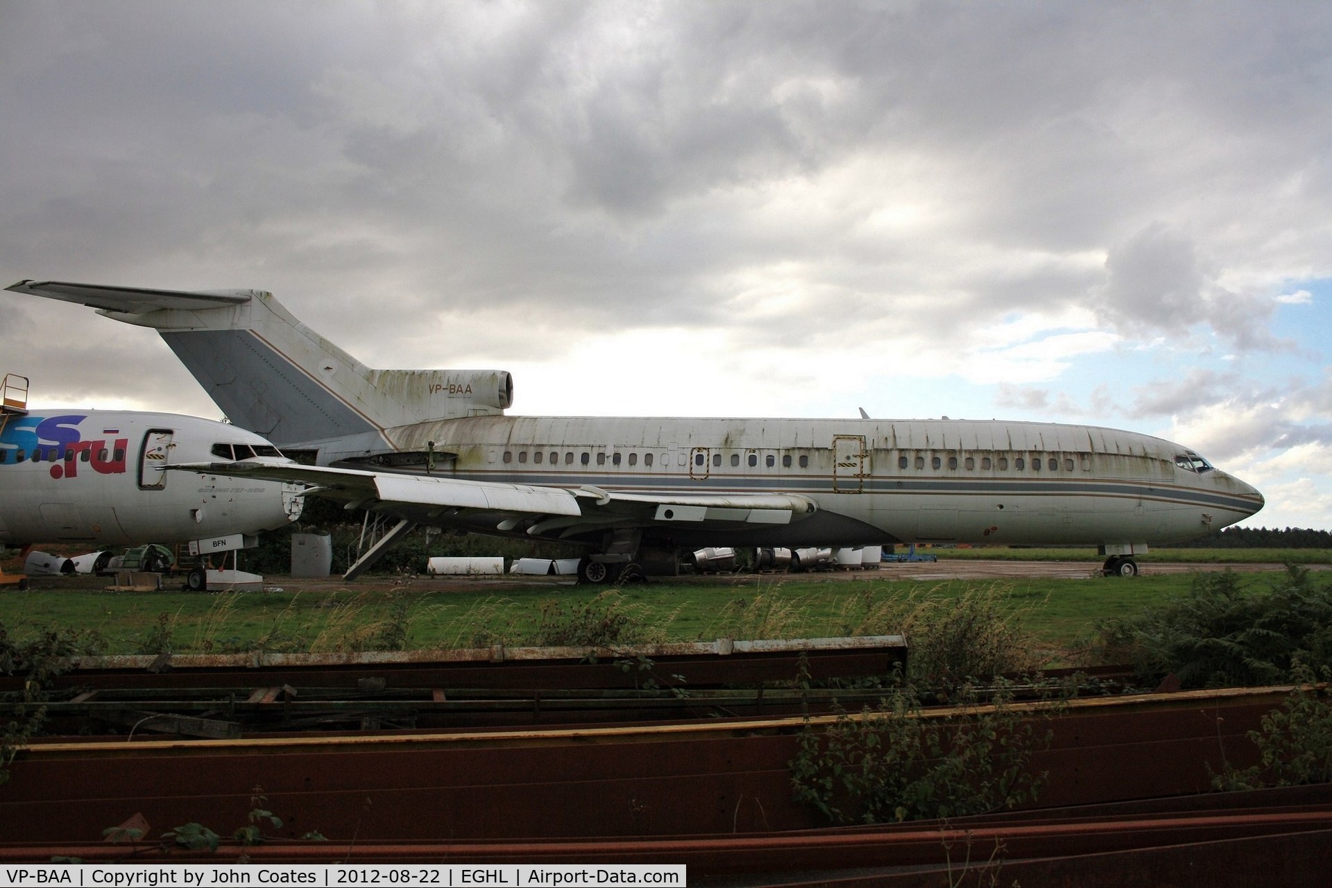 VP-BAA, 1966 Boeing 727-51 C/N 19123, Looking sad at ATC