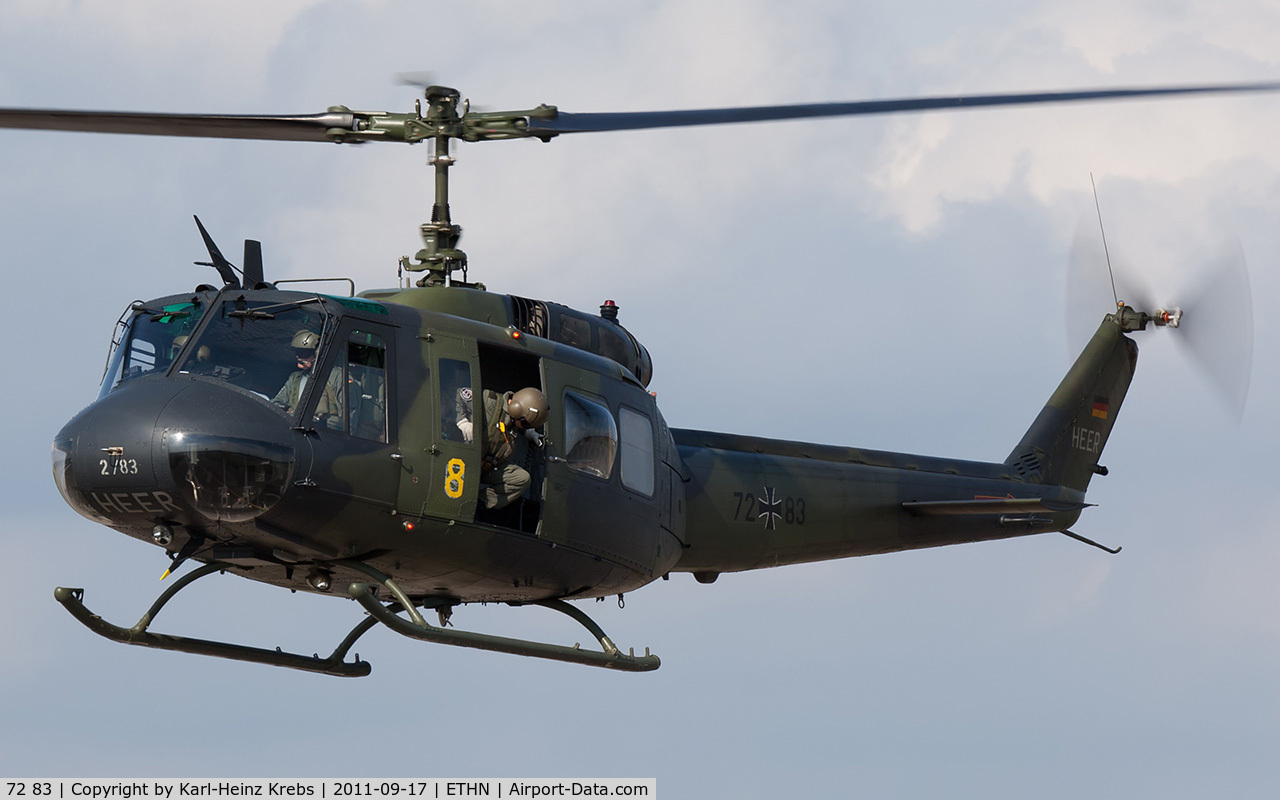 72 83, Bell (Dornier) UH-1D Iroquois (205) C/N 8403, German Army