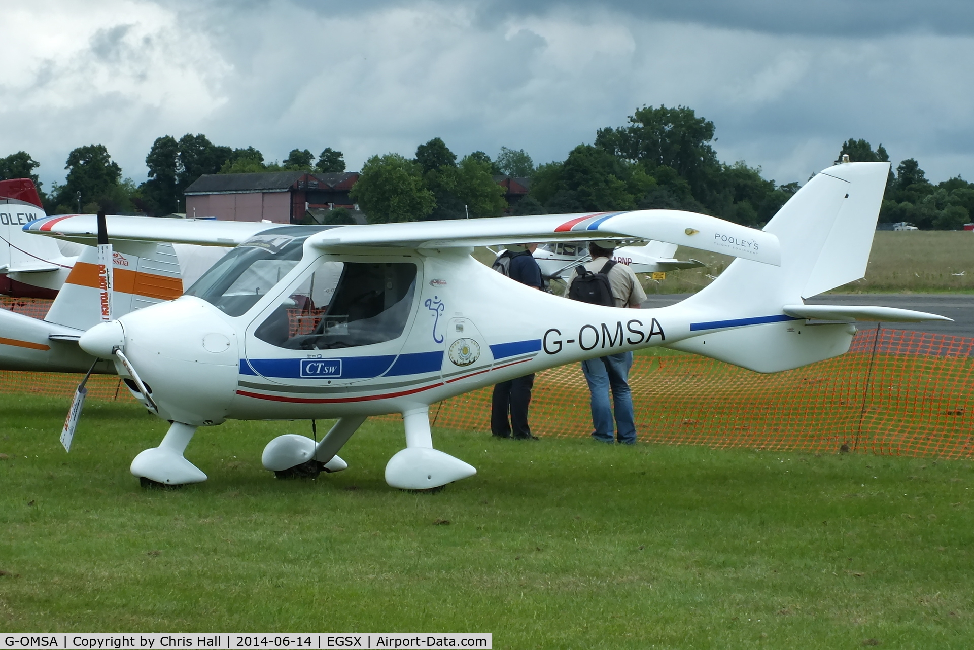 G-OMSA, 2009 Flight Design CTSW C/N 8501, at the Air Britain fly in