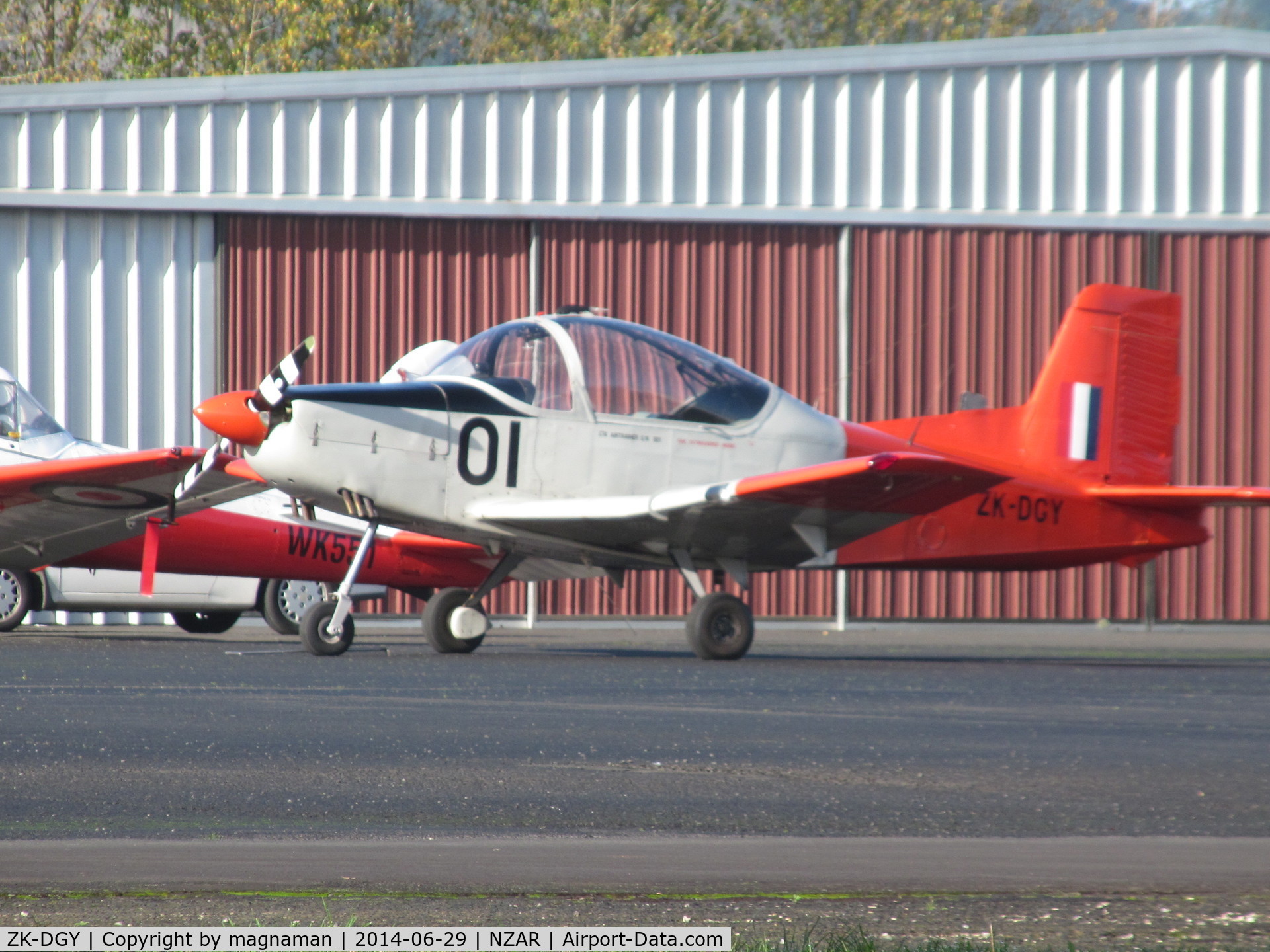 ZK-DGY, Pacific Aerospace CT/4 Airtrainer C/N CT4-001, another museum based local