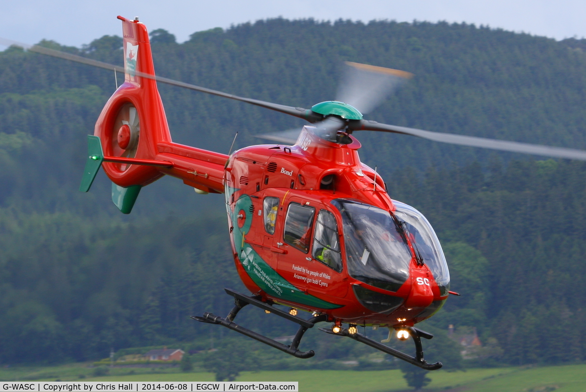 G-WASC, 2012 Eurocopter EC-135T-2+ C/N 1074, Wales Air Ambulance