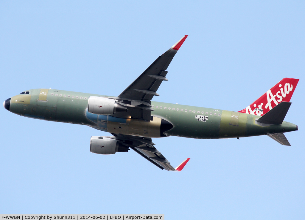 F-WWBN, 2014 Airbus A320-216 C/N 6158, C/n 6158 - For AirAsia