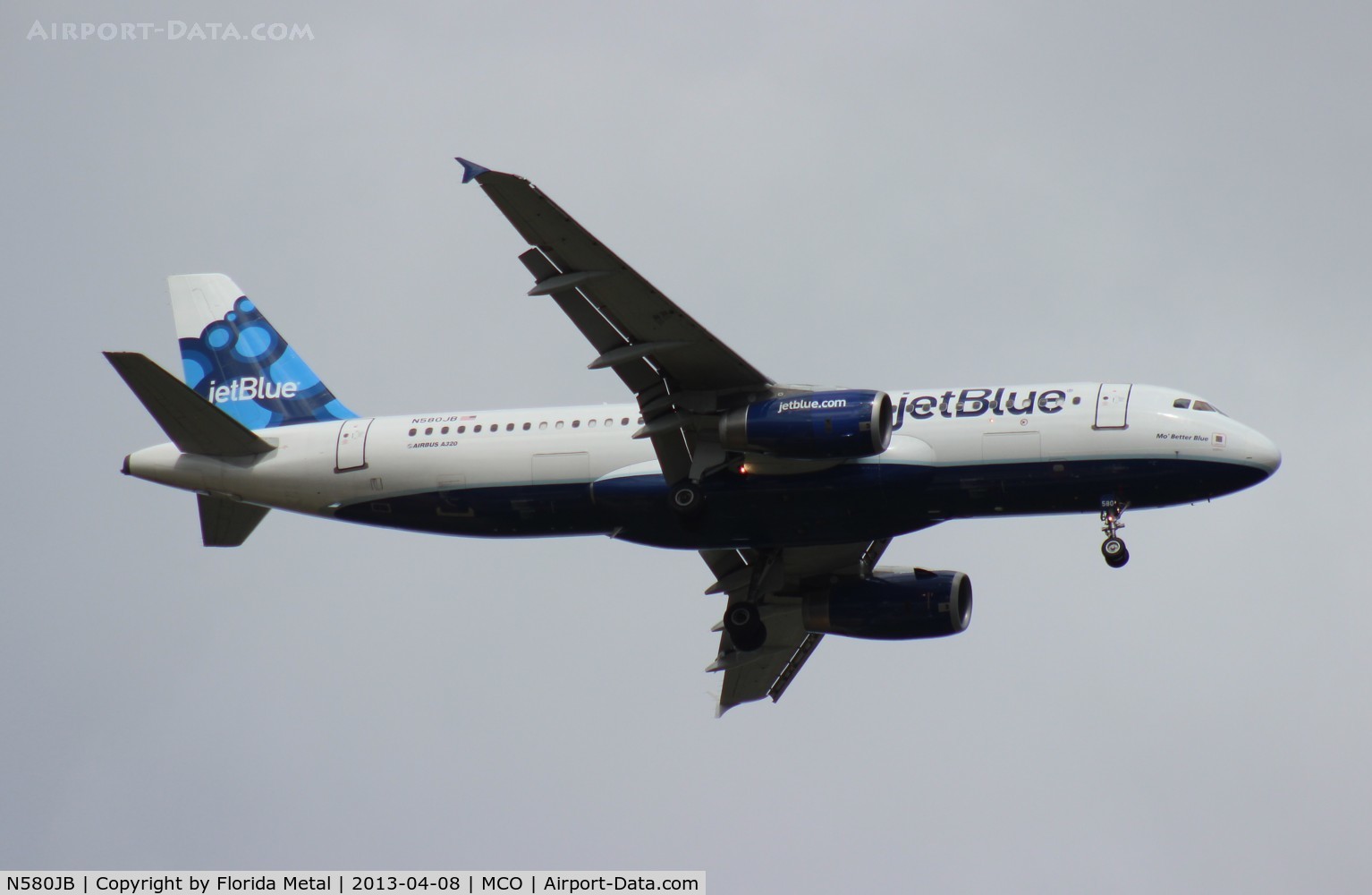 N580JB, 2003 Airbus A320-232 C/N 2136, Jet Blue A320