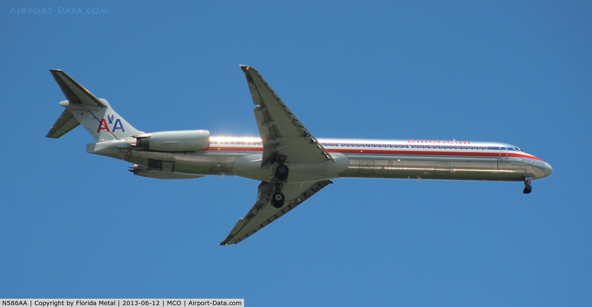 N586AA, 1991 McDonnell Douglas MD-82 (DC-9-82) C/N 53249, American MD-82