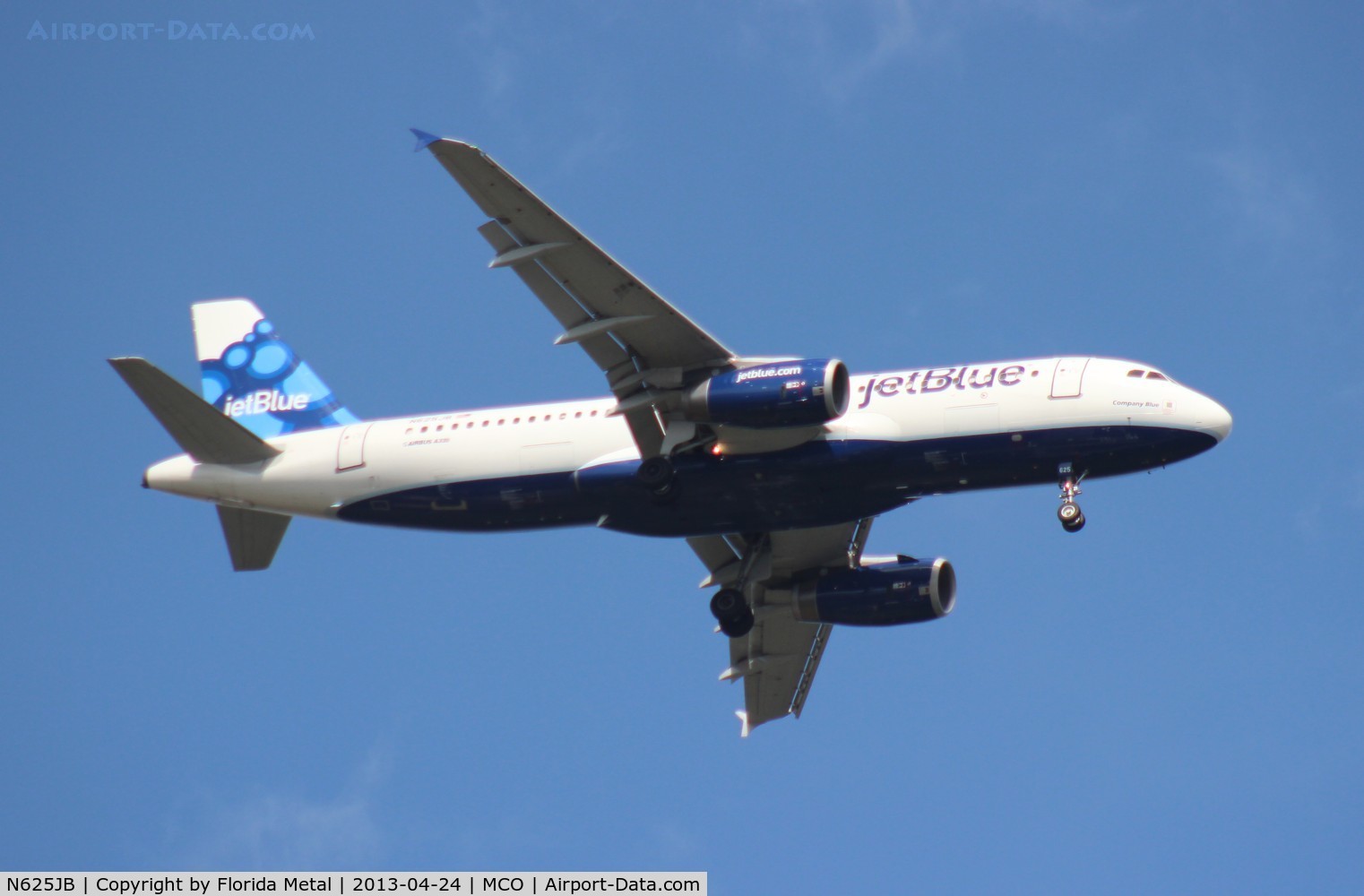 N625JB, 2005 Airbus A320-232 C/N 2535, Jet Blue A320