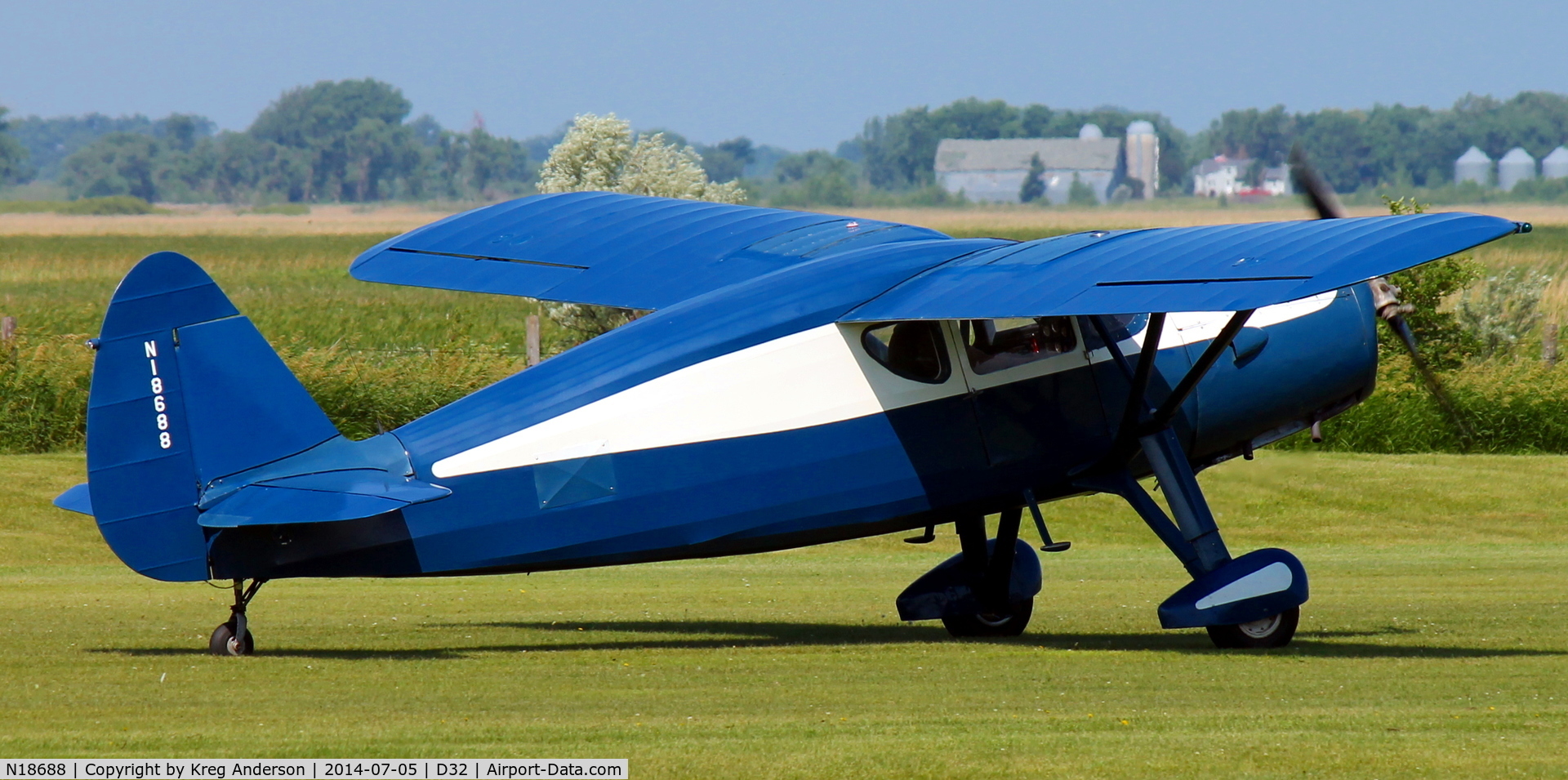 N18688, 1939 Fairchild 24R-46 C/N W-101, 2014 Starbuck Fly-in