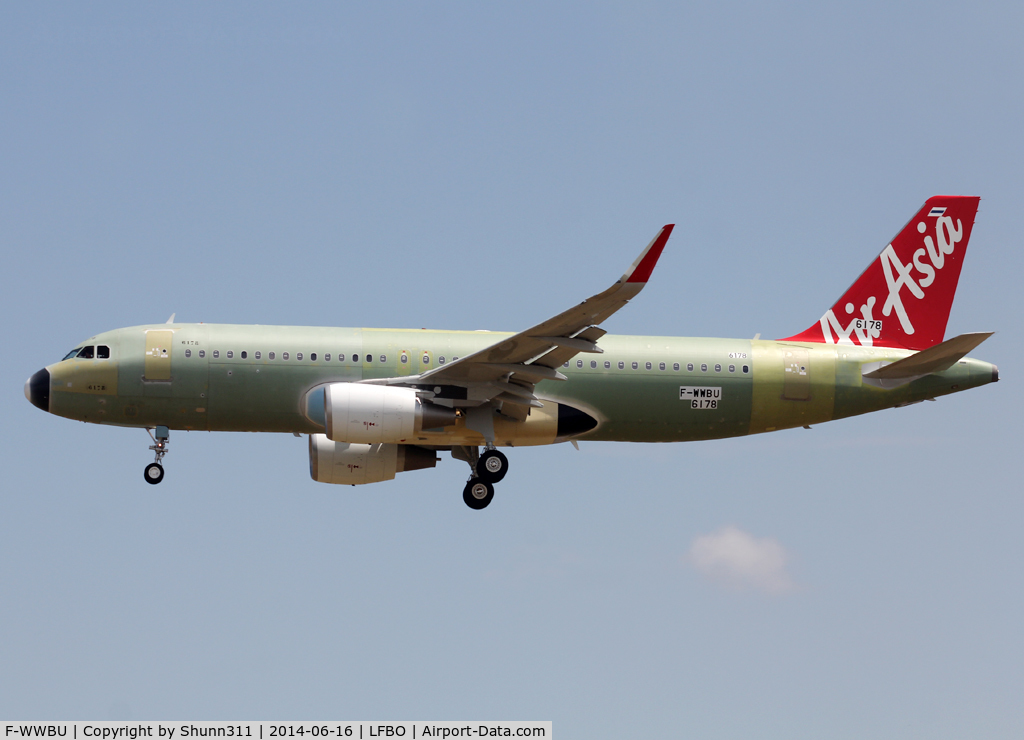 F-WWBU, 2014 Airbus A320-216 C/N 6178, C/n 6178 - For Thai AirAsia