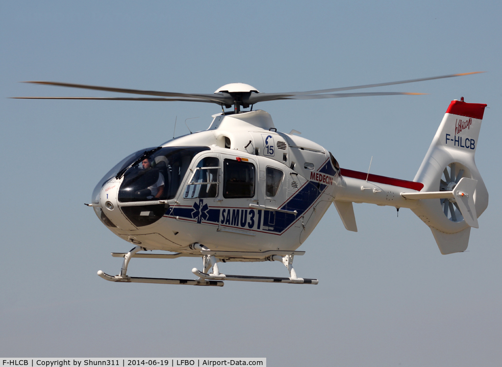 F-HLCB, 2002 Eurocopter EC-135T-2 C/N 0268, Leaving the General Aviation area after refuelling...