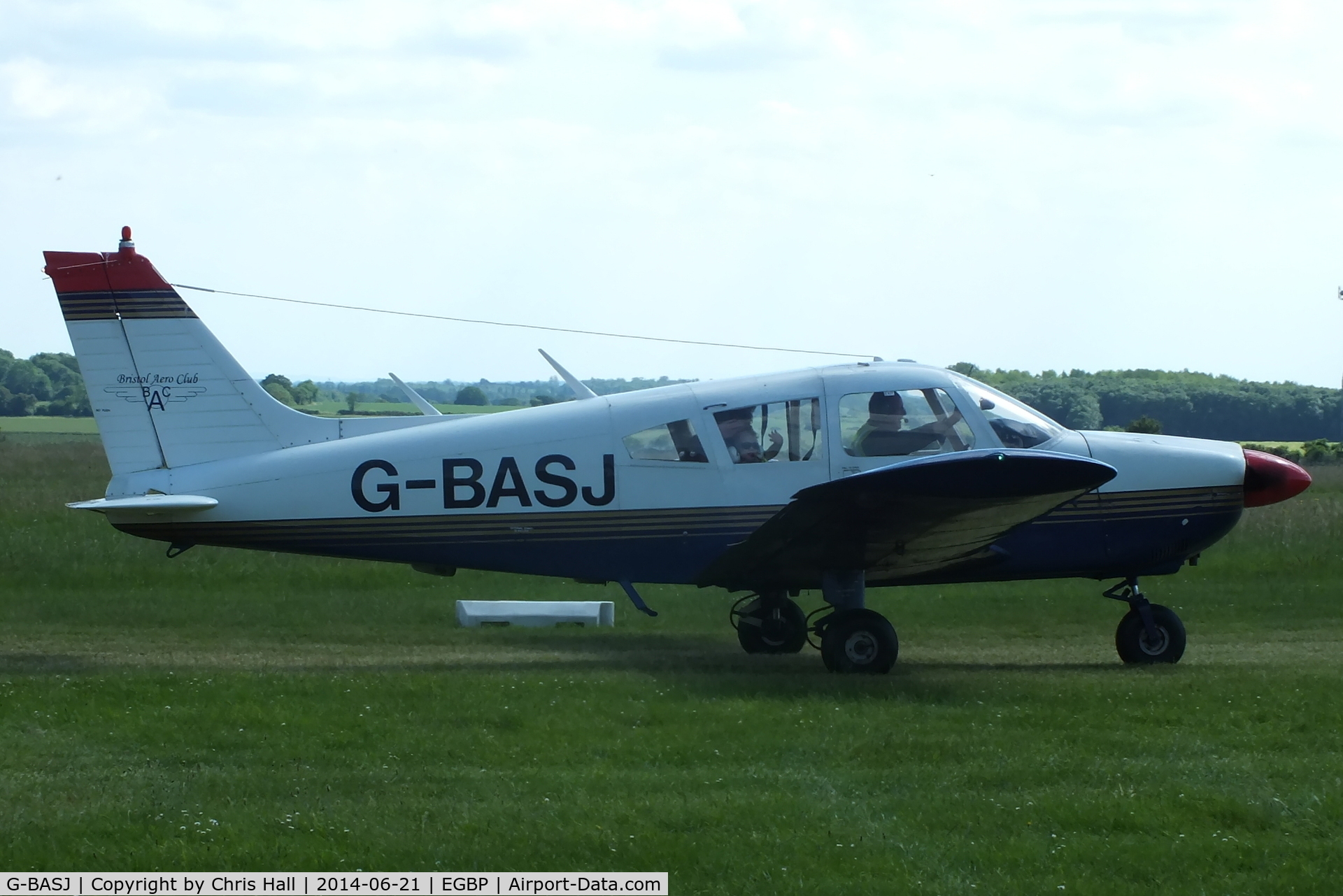 G-BASJ, 1972 Piper PA-28-180 Cherokee C/N 28-7305136, Bristol Aero Club