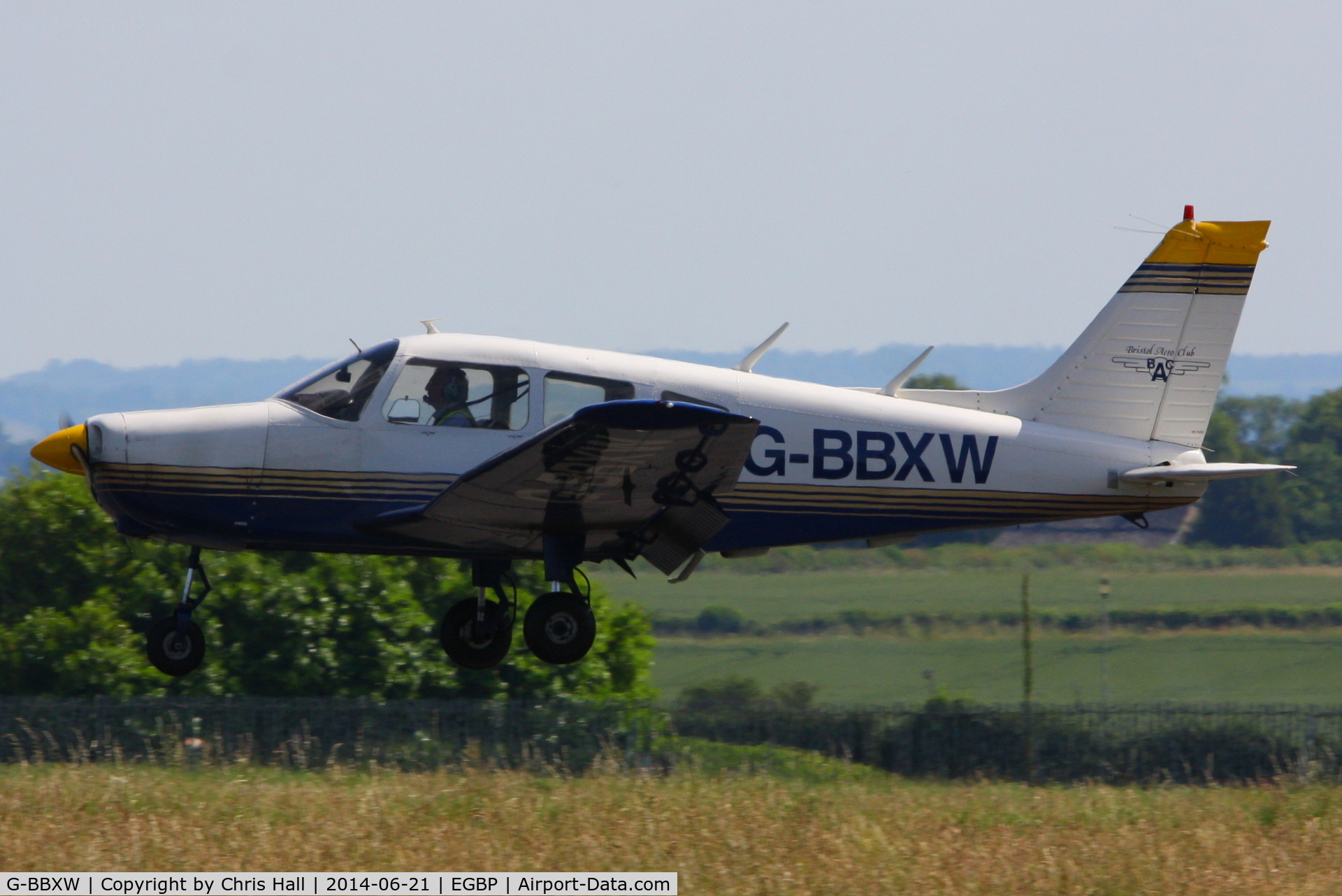 G-BBXW, 1973 Piper PA-28-151 Cherokee Warrior C/N 28-7415050, Bristol Aero Club