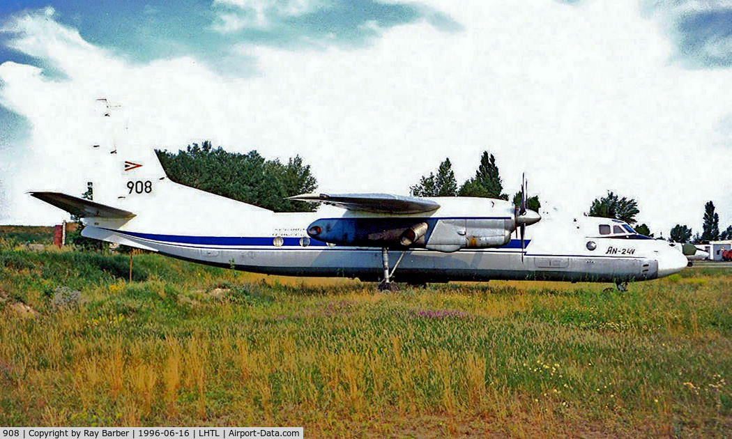 908, 1967 Antonov An-24V C/N 77303908, Antonov An-24B [77303908] (Hungarian Air Force) Tokol~HA 16/06/1996