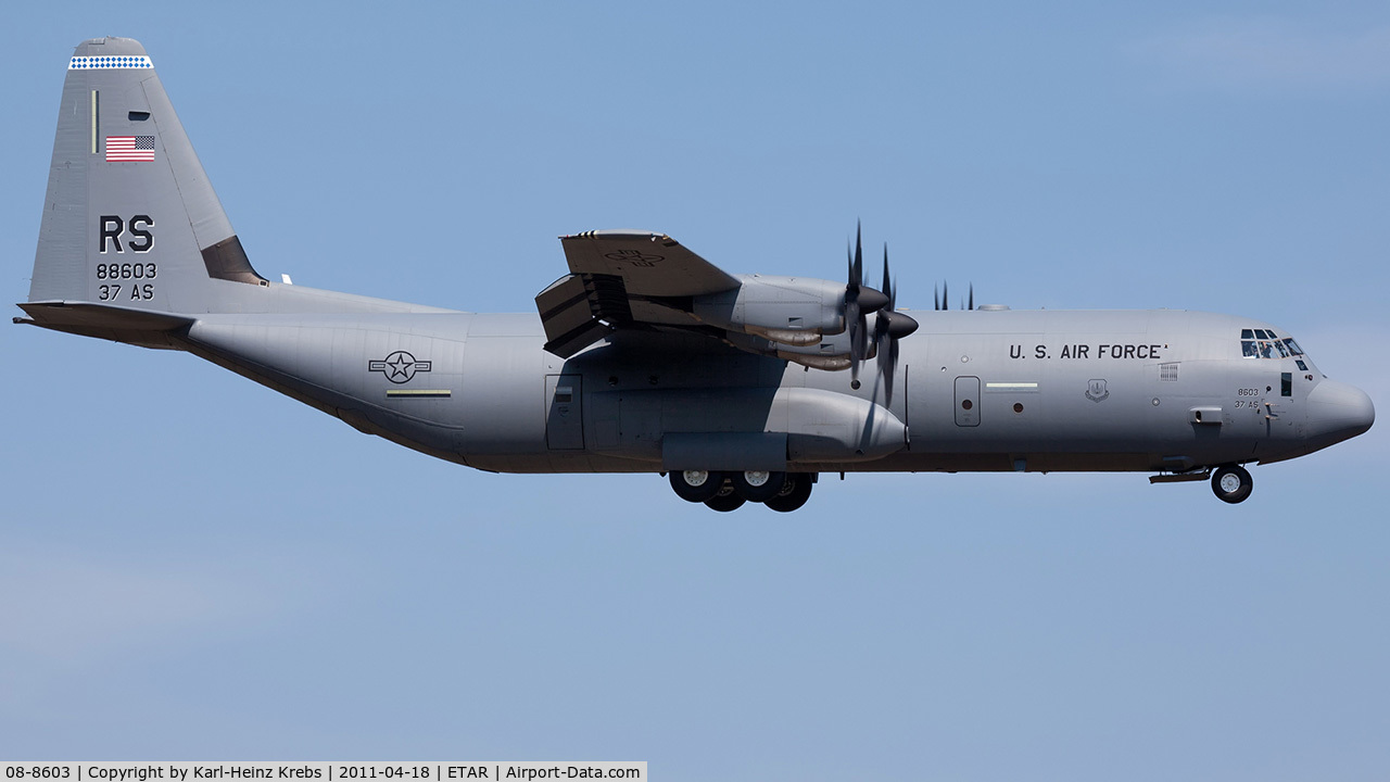 08-8603, 2009 Lockheed Martin C-130J-30 Super Hercules C/N 382-5613, US Air Force