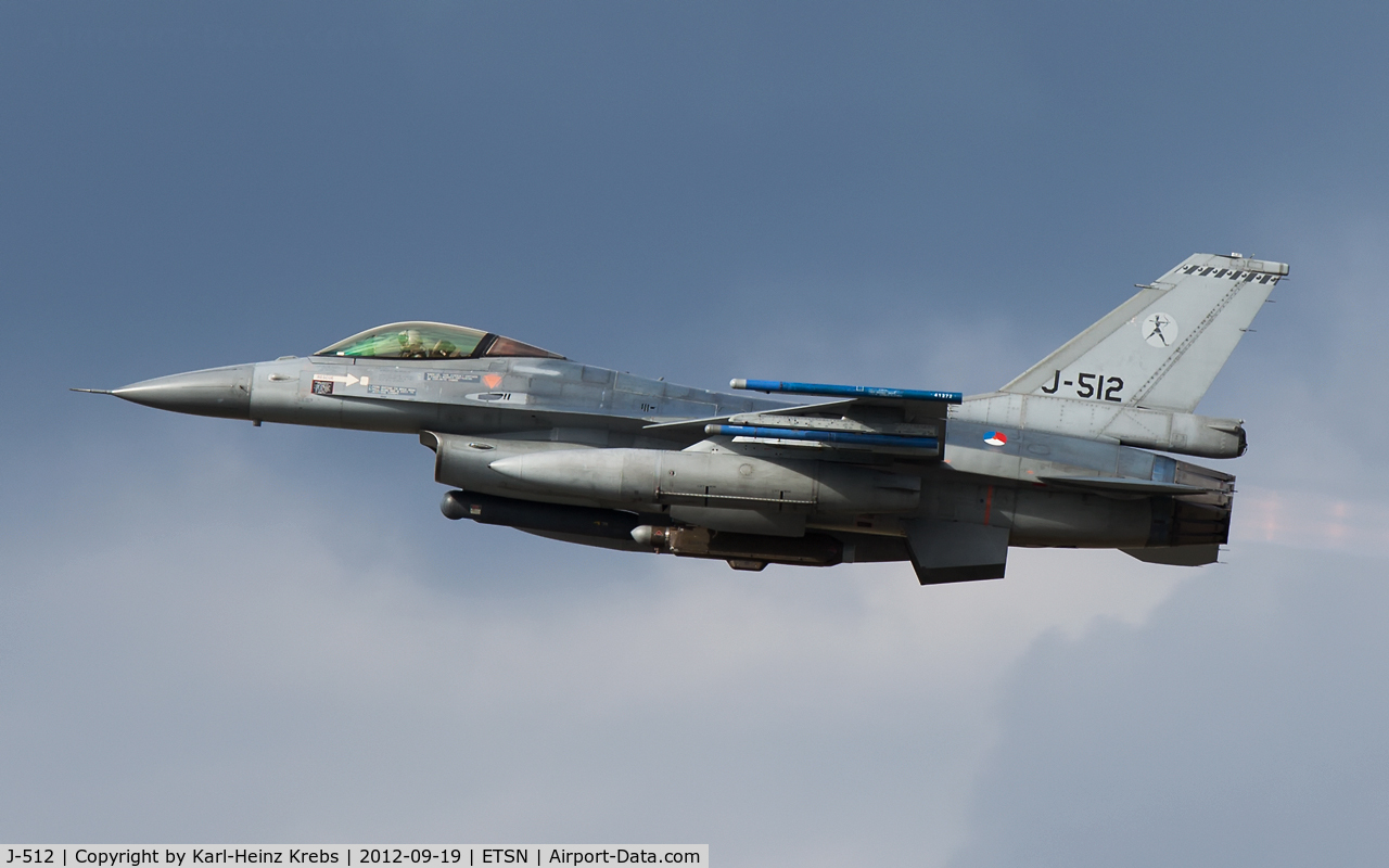 J-512, Fokker F-16AM Fighting Falcon C/N 6D-151, Royal Netherlands Air Force