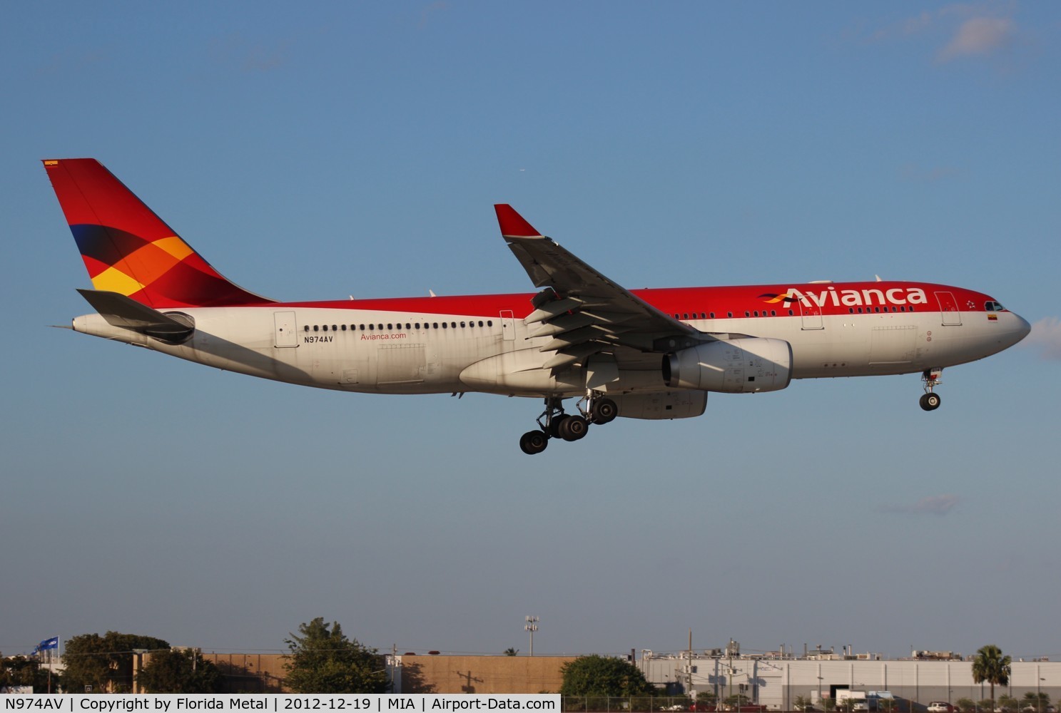 N974AV, 2011 Airbus A330-243 C/N 1208, Avianca A330-200