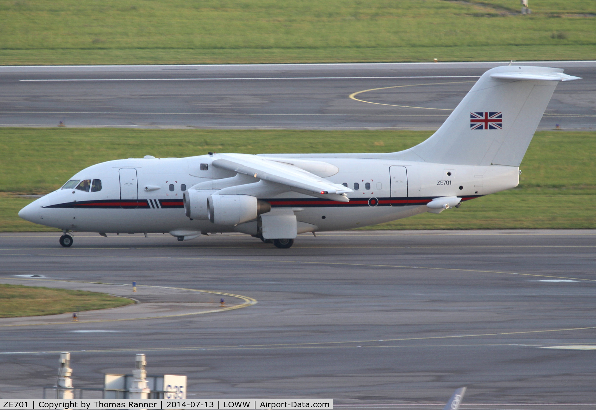 ZE701, 1985 British Aerospace BAe.146 CC.2 C/N E1029, Royal Air Force BAe146