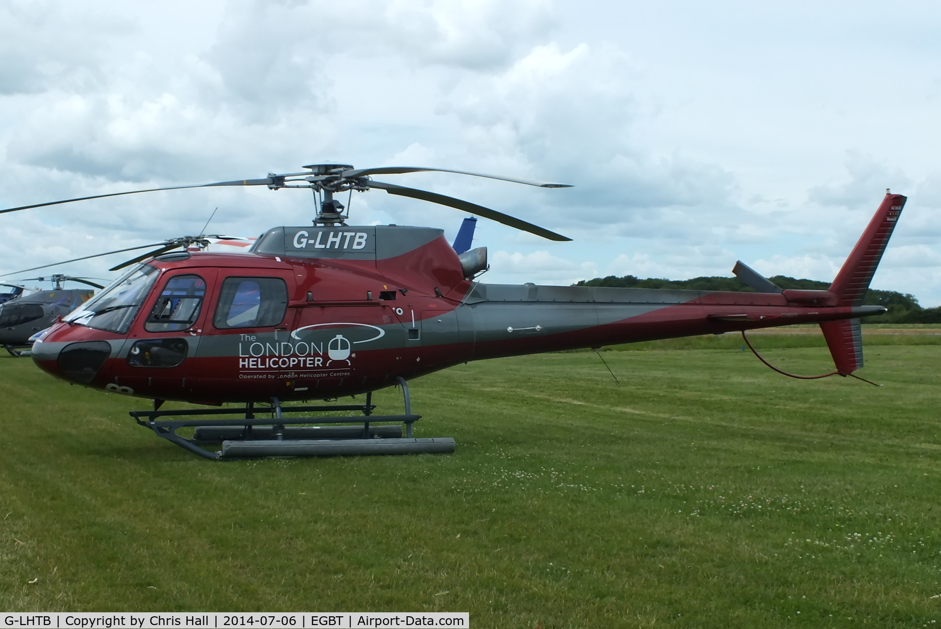 G-LHTB, 2009 Eurocopter AS-350B-2 Ecureuil Ecureuil C/N 4712, ferrying race fans to the British F1 Grand Prix at Silverstone