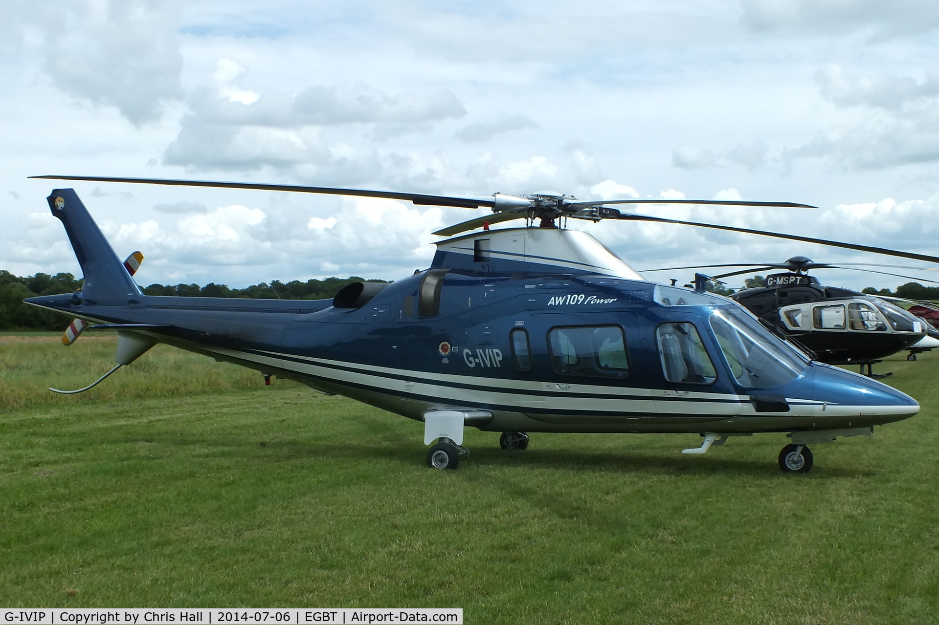G-IVIP, 2003 Agusta A-109E Power C/N 11208, ferrying race fans to the British F1 Grand Prix at Silverstone